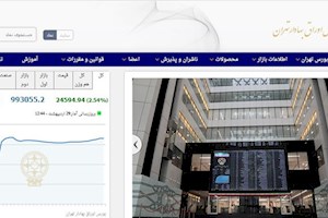 رشد ۶۰۸۶ واحدی شاخص بورس تهران