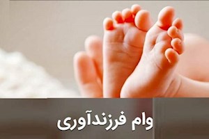 اعلام مبلغ اقساط وام فرزندآوری